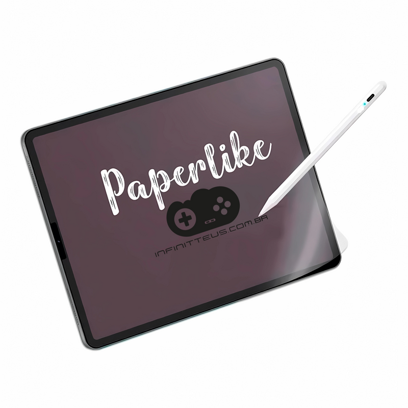 Película Fosca Paperlike para iPad com Textura de Papel em TPU Soft 3.0 para Escrita e Desenho Natural em Todos os Modelos