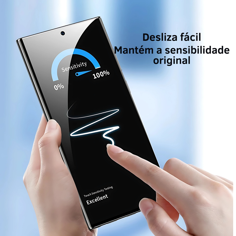 Película Privacidade Hidrogel p/ Galaxy S22 S23 S24 S25 Plus Ultra