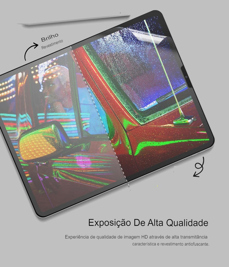 Película Hidrogel HD p/ iPad Mini 1-7 2012-2024 Transparente Crystal