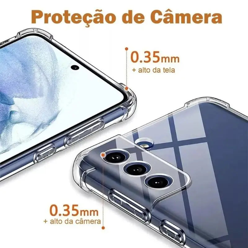 Kit Capa e Película 3D para Galaxy S Series Modelos S8 a S25 com Proteção para Ultra Plus FE e Edge