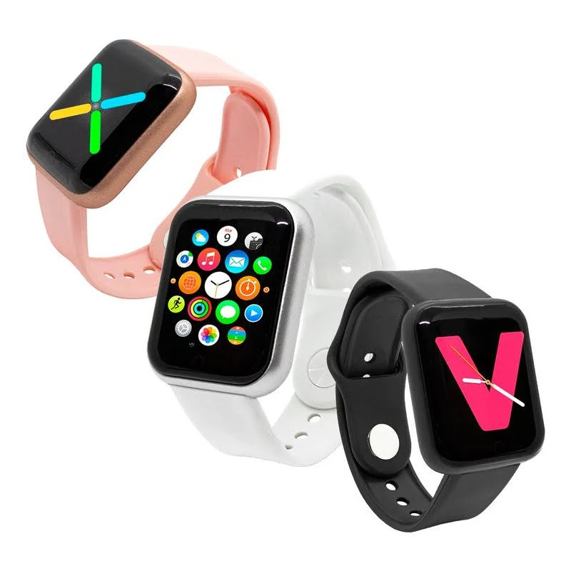 Smartwatch com Monitor de Saúde e Notificações Inteligentes com Tela Touch para Android e iOS