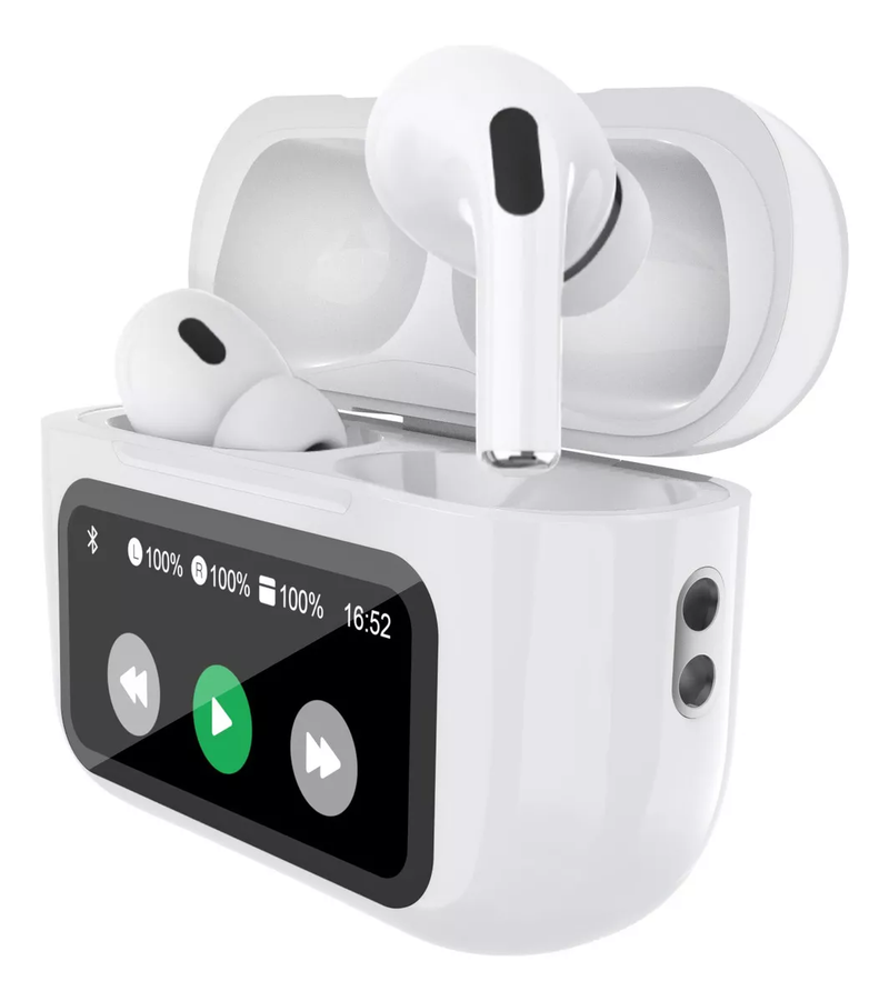 Fone Bluetooth Tela Touch LED Controle Volume iOS Android
