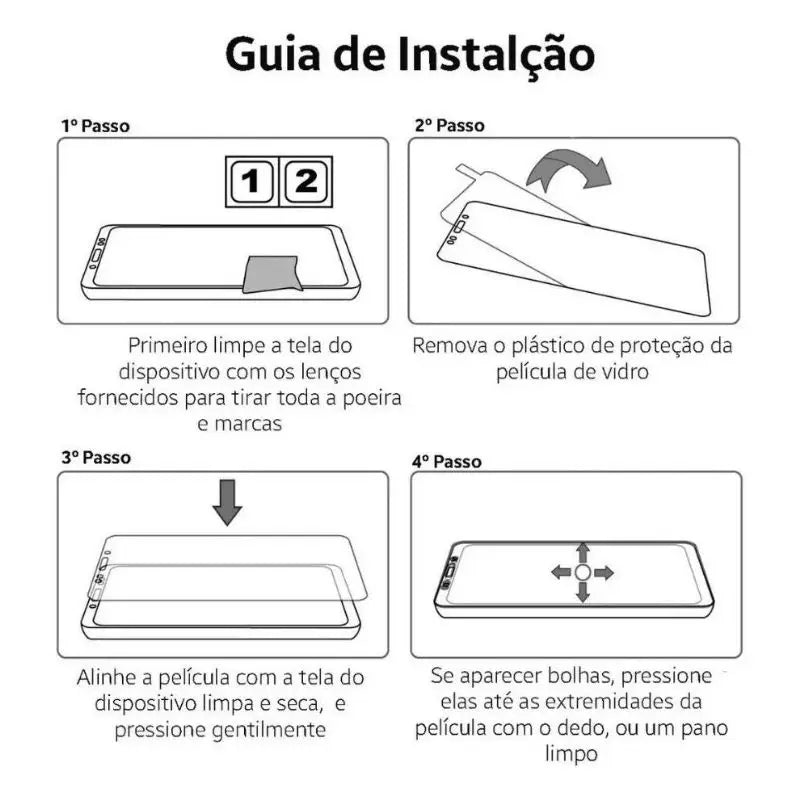 Como colocar película no celular