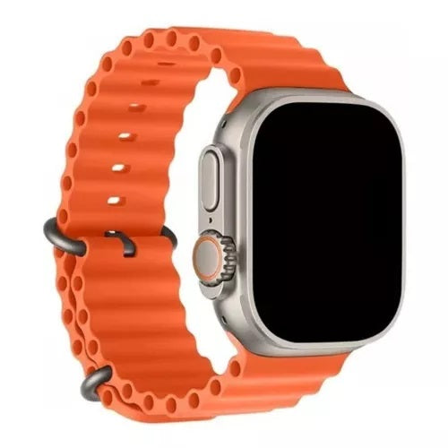 Smartwatch U9 Ultra Série 9 com Tela HD 2.2 Chamadas Bluetooth GPS Bússola Carregamento Sem Fio Pulseira Oceano e Monitoramento de Saúde para Android e iOS