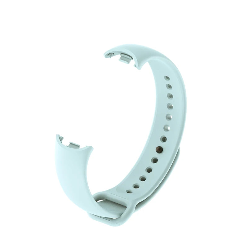 Pulseira de Silicone Premium com Fecho Metálico para Xiaomi Mi Band 8 9 e 8 NFC com Ajuste Confortável e Design Resistente para Uso Diário