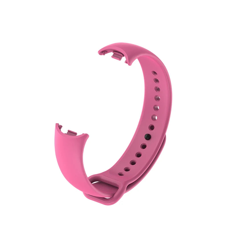 Pulseira de Silicone Premium com Fecho Metálico para Xiaomi Mi Band 8 9 e 8 NFC com Ajuste Confortável e Design Resistente para Uso Diário