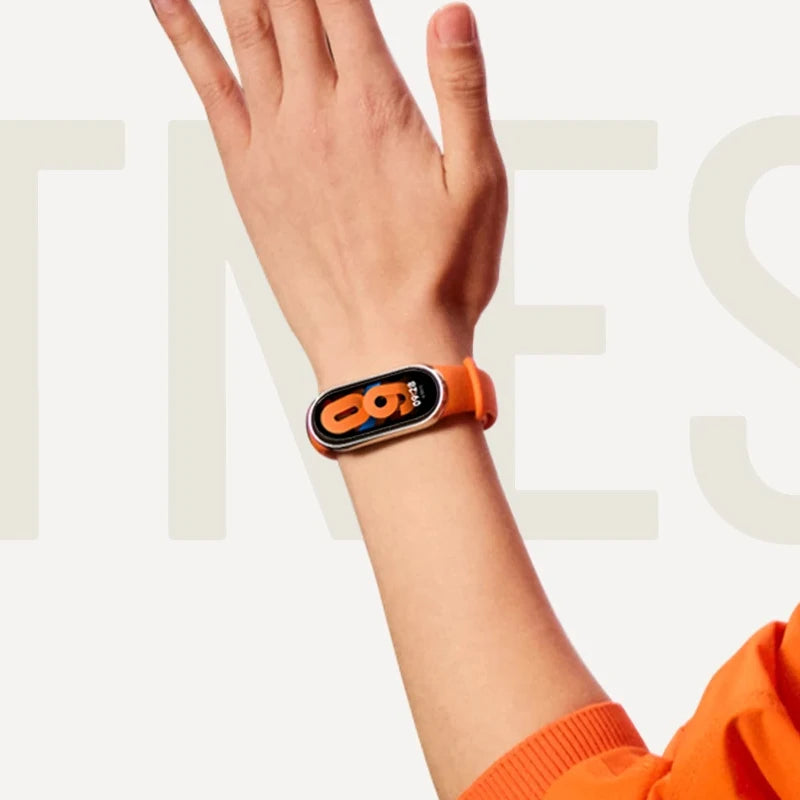 Pulseira de Silicone Premium com Fecho Metálico para Xiaomi Mi Band 8 9 e 8 NFC com Ajuste Confortável e Design Resistente para Uso Diário