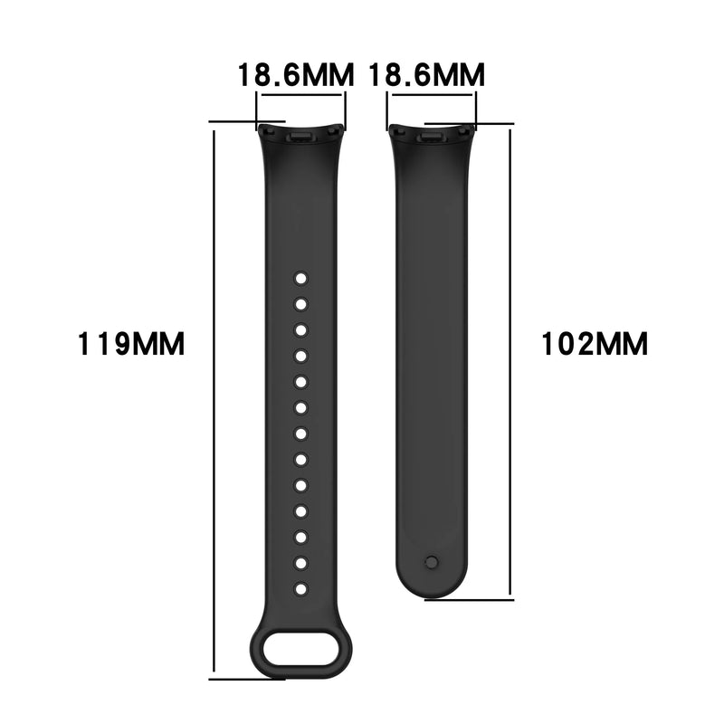 Pulseira de Silicone Premium com Fecho Metálico para Xiaomi Mi Band 8 9 e 8 NFC com Ajuste Confortável e Design Resistente para Uso Diário