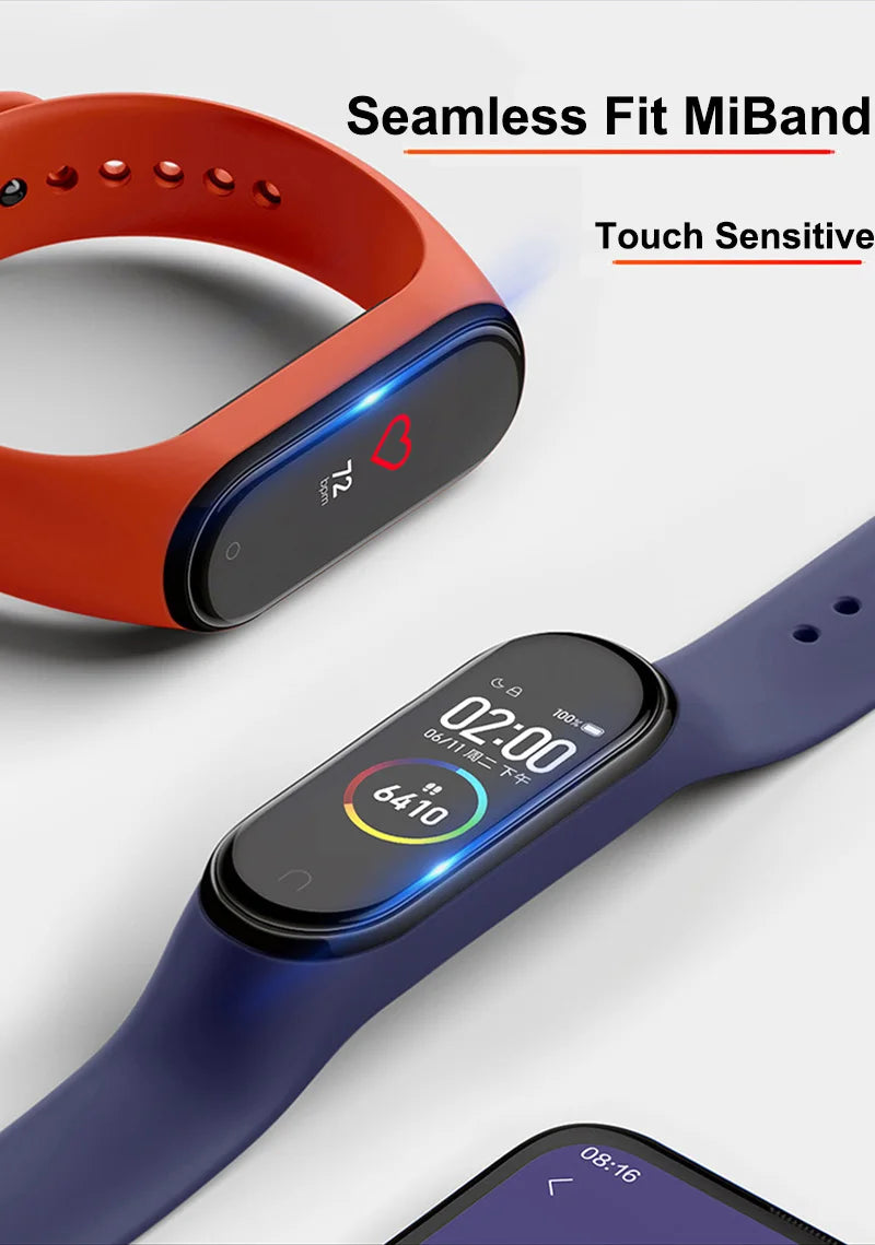 Película 3D PREMIUM Curvada para Xiaomi Mi Band 3 4 5 6 7 8 9 [Selecione]