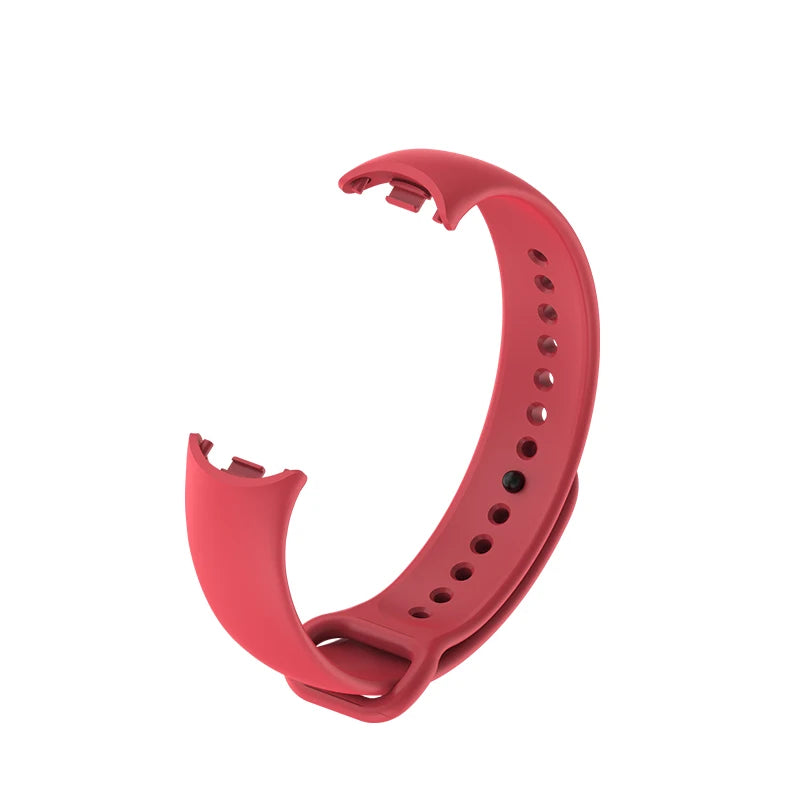 Pulseira de Silicone Premium com Fecho Metálico para Xiaomi Mi Band 8 9 e 8 NFC com Ajuste Confortável e Design Resistente para Uso Diário