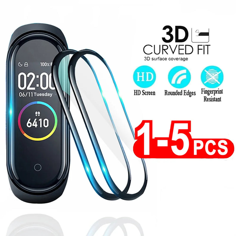 Película 3D PREMIUM Curvada para Xiaomi Mi Band 3 4 5 6 7 8 9 [Selecione]