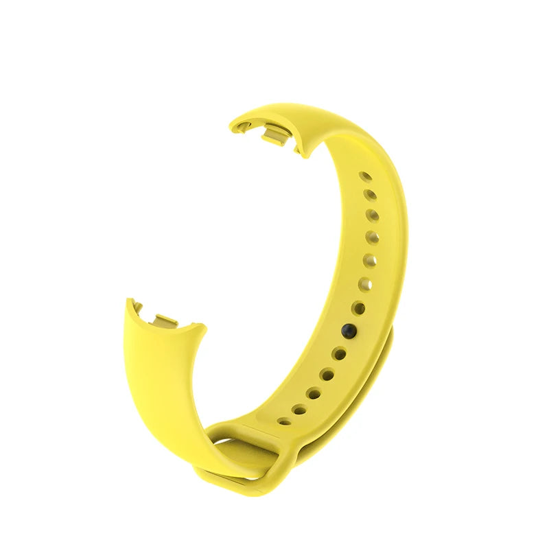Pulseira de Silicone Premium com Fecho Metálico para Xiaomi Mi Band 8 9 e 8 NFC com Ajuste Confortável e Design Resistente para Uso Diário