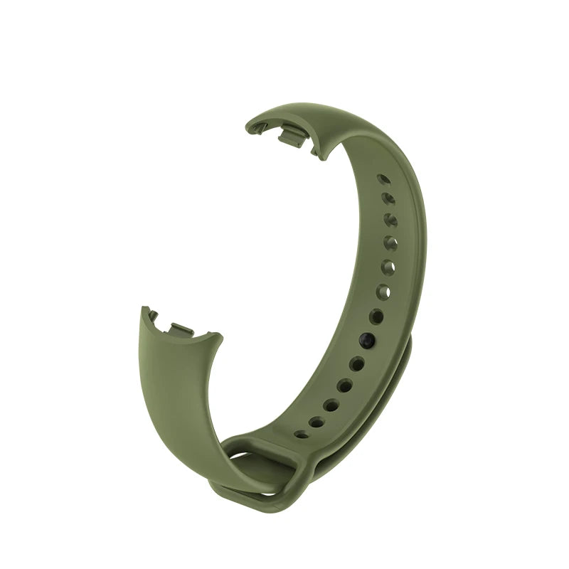 Pulseira de Silicone Premium com Fecho Metálico para Xiaomi Mi Band 8 9 e 8 NFC com Ajuste Confortável e Design Resistente para Uso Diário