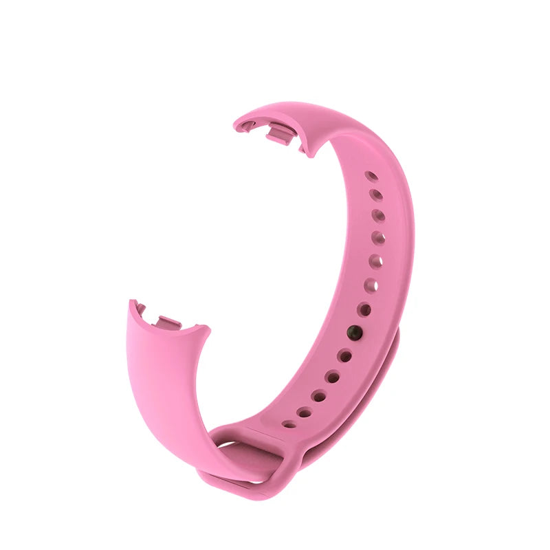 Pulseira de Silicone Premium com Fecho Metálico para Xiaomi Mi Band 8 9 e 8 NFC com Ajuste Confortável e Design Resistente para Uso Diário