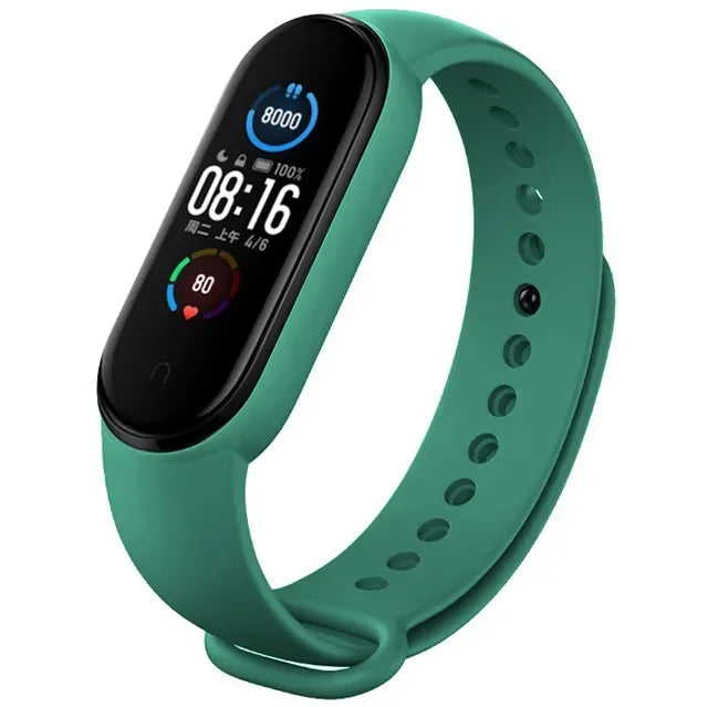Pulseira de Silicone Premium para Mi Band 3 4 5 6 7 8 9 e 10 com Encaixe Específico para Cada Modelo com Conforto Máximo e Cores Variadas para Estilo Diário ou Esportivo