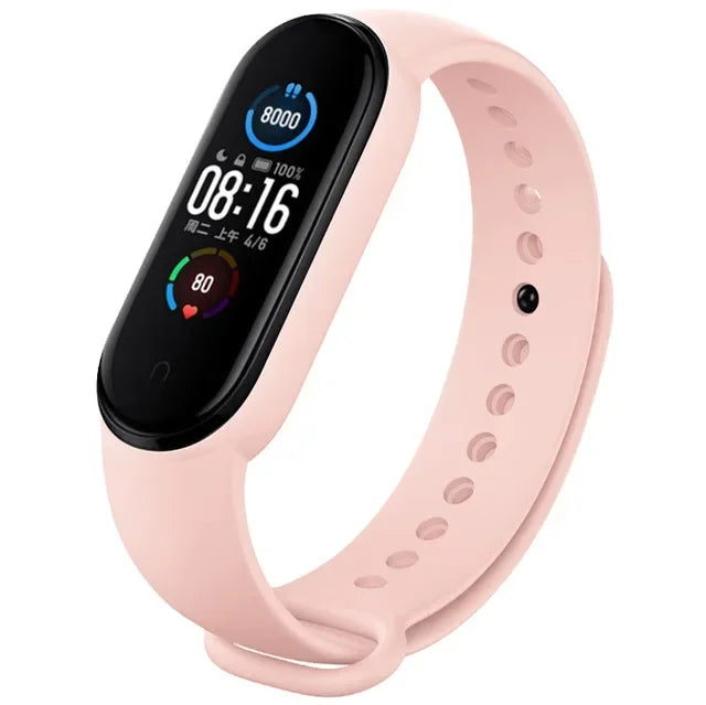 Pulseira de Silicone Premium para Mi Band 3 4 5 6 7 8 9 e 10 com Encaixe Específico para Cada Modelo com Conforto Máximo e Cores Variadas para Estilo Diário ou Esportivo