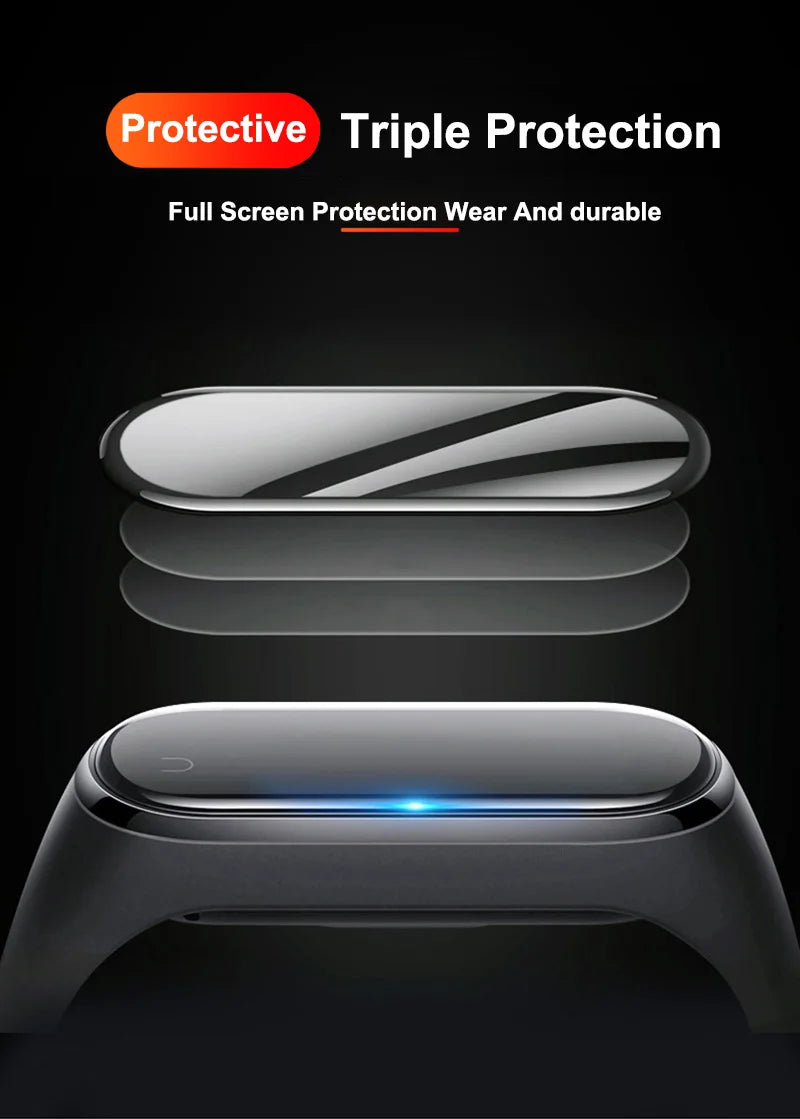 Película 3D PREMIUM Curvada para Xiaomi Mi Band 3 4 5 6 7 8 9 [Selecione]