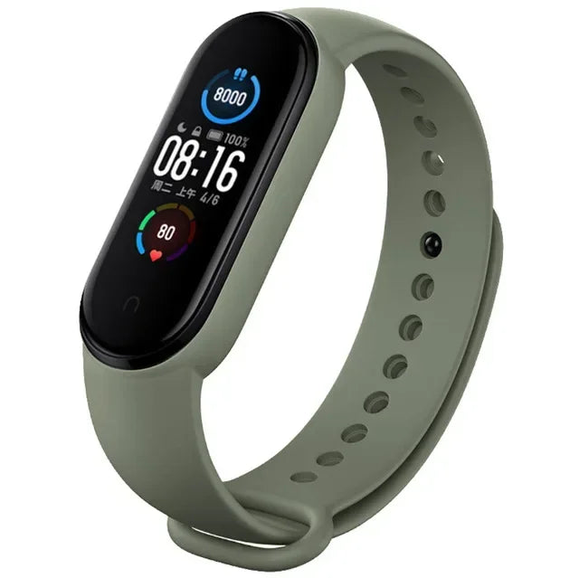 Pulseira de Silicone Premium para Mi Band 3 4 5 6 7 8 9 e 10 com Encaixe Específico para Cada Modelo com Conforto Máximo e Cores Variadas para Estilo Diário ou Esportivo