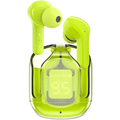 Fone de Ouvido Bluetooth com Visor Digital Integrado Bluetooth 5.3 para Som Imersivo e Controle de Bateria em Tempo Real